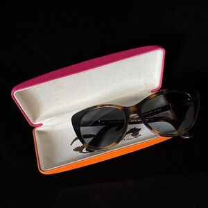 kate ♠️ spade Hello Sunshine Tortoise Sunglasses w/case